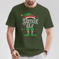 Bearded Elf Outfit Christmas Family Elf T-Shirt Lustige Geschenke