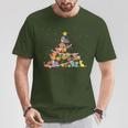 Cat Christmas Tree Cute Christmas Men T-Shirt Lustige Geschenke