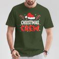 Christmas Crew Family Group Matching Christmas Pajama Party T-Shirt Personalized Gifts
