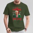 Make Christmas Great Again Santa Trump Christmas Ugly T-Shirt Lustige Geschenke