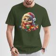 Christmas Hat Owl T-Shirt Lustige Geschenke