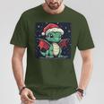 Christmas Mood With A Cosy Dragon For Festive Days T-Shirt Lustige Geschenke