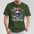 Christmas Skull Christmas Heavy Xmas Skeleton T-Shirt Lustige Geschenke