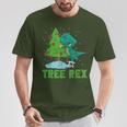 Christmas Tree Rex Dinosaur Fan Children's Christmas Tree T-Shirt Lustige Geschenke