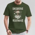 Cool Santa Claus With Sunglasses Skibidi Rizzmas T-Shirt Lustige Geschenke