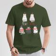 Cute Cats Xmas Kitten Christmas Outfit Christmas T-Shirt Lustige Geschenke