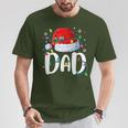 Dad Father Christmas Light Daddy Pajama Xmas Family Matching T-Shirt Funny Gifts