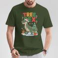 Dinosaur Christmas Jumper Xmas Tree Rex Pyjama T-Shirt Lustige Geschenke