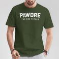 Fathers Day Christmas Pawdre The Dog Father Dog Dad T-Shirt Funny Gifts