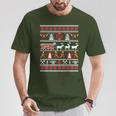 Fireman Ugly Christmas Sweater Fireman Fire Brigade T-Shirt Lustige Geschenke