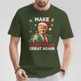 Christmas Pyjamas Make Christmas Great Again T-Shirt Lustige Geschenke