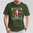 Ugly Christmas Darts Feliz Navidarts T-Shirt Lustige Geschenke