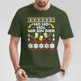 Hohoho Get Me A Beer Ugly Christmas T-Shirt Lustige Geschenke