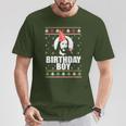 Jesus Nasty Christmas Knitted Jacket With Birthday Boy T-Shirt Lustige Geschenke