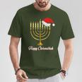 Merry Christmas Jewish Christmas Hanukkah Holiday T-Shirt Lustige Geschenke