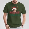 Merry Christmas Reindeer Christmas Family Women T-Shirt Lustige Geschenke