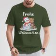 Merry Christmas Snowman Christmas Bear Christmas Eve T-Shirt Lustige Geschenke