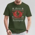 Merry Krampus Christmas Xmas Horror Ugly Jumper Evil Pyjamas S T-Shirt Lustige Geschenke