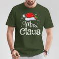 Mr And Mrs Claus Pyjama Santa T-Shirt Lustige Geschenke