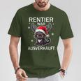 Reindeer Was Out Sold Cats Christmas T-Shirt Lustige Geschenke