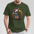 Rock & Roll Santa Guitar Guitar Christmas T-Shirt Lustige Geschenke