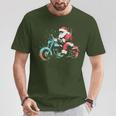 Santa Claus Motorcycle Vintage Christmas Biker Lover T-Shirt Personalized Gifts