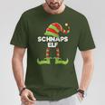 Schnapps Elf Outfit Christmas Family Elf Christmas T-Shirt Lustige Geschenke