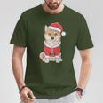 Shiba Inu Santa Claus Christmas T-Shirt Lustige Geschenke