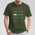 Tank Driver Ugly Christmas Tank T-Shirt Lustige Geschenke