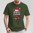 Uncle Claus Christmas Family Partner Look Santa Claus T-Shirt Lustige Geschenke