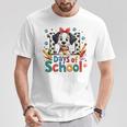 101 Days Of School 100 Days Of School Cute Dogs T-Shirt Personalized Gifts