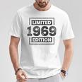 56 Cumpleaños Hombres 56 Años Retro Es Nacidos En 1969 Camiseta unisex Regalos divertidos