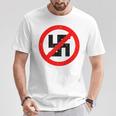 Anti-Nazi Anti-Facist Anti-Dictators Anti-Evil T-Shirt Unique Gifts