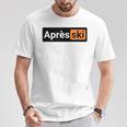 Après Ski Apres Ski-Haserl Ski Holiday Skiing Mountain Outfit T-Shirt Lustige Geschenke