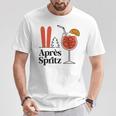 Après Spritz X Aperölchen Spritz & Skifahren Skifahrer Ski T-Shirt Lustige Geschenke