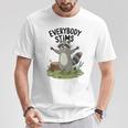 Autism Awareness Raccoon Unisex T-Shirt - Support Everybody Stims Unique Gifts