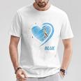 Autismo Arco Iris En Abril Usamos El Mes De Concientización Sobre El Autismo Azul Camiseta unisex Regalos divertidos