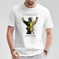 Back Print Breathing Protection Equipment Carrier Fire Brigade S T-Shirt Lustige Geschenke