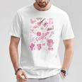 Birthday Girl Groovy Taylor First Name Personalized Heart T-Shirt Personalized Gifts