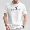 Breakdance Heartbeat Heart Rate Breakdancer S T-Shirt Lustige Geschenke