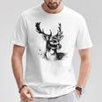 Chasseur Daim Cerf Motiv Chasse Chasseur T-Shirt Cadeaux drôles
