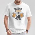 Cheers And Beers To 50 Years T-Shirt Unique Gifts