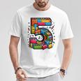 Children's 5Th Birthday With Building Blocks Idea T-Shirt Lustige Geschenke