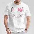 Children's Cat Face Cat Fancy Dress Costume Cat T-Shirt Lustige Geschenke