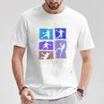 Children's Cool Boys Playing Handball Handball Player T-Shirt Lustige Geschenke