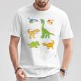 Children's Dinosaur Popular Dinos With Name T-Shirt Lustige Geschenke