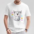 Children's Ich Bin 7 Jahre Alt Katzensieben 7Th Birthday T-Shirt Lustige Geschenke