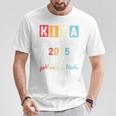 Children's Kita Leavers 2025 School Child First Day T-Shirt Lustige Geschenke