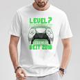 Children's Level 7 Birthday Boy Gamer 2018 7Th Birthday T-Shirt Lustige Geschenke