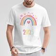 Children's School Child 2025 Rainbow Girls First Day At School 2025 Girls' T-Shirt Lustige Geschenke